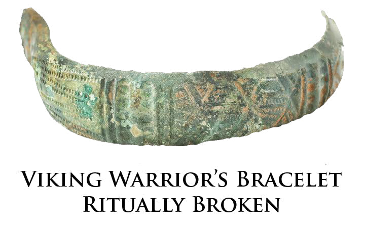 RARE VIKING WARRIOR’S BRACELET PENDANT NECKLACE, 10th-11th CENTURY AD - The History Gift Store