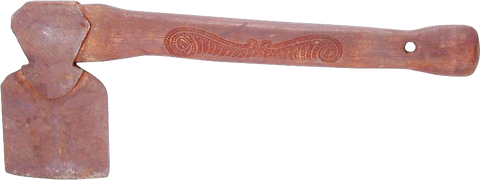 RARE MAORI BATTLE AXE PATITI, 19TH CENTURY - Fagan Arms