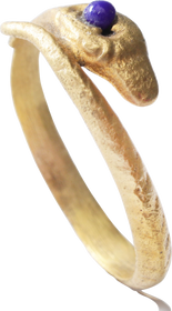 NOBLE OWNER EGYPTIAN REVIVAL RING C.1920’S, SIZE 9 ¾ - Fagan Arms