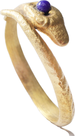 NOBLE OWNER EGYPTIAN REVIVAL RING C.1920’S, SIZE 9 ¾ - Fagan Arms