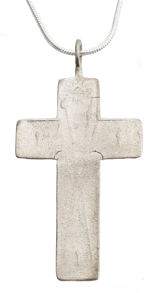 EUROPEAN SILVERED CROSS, 18th-19th CENTURY AD - Fagan Arms
