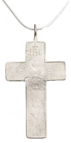 EUROPEAN SILVERED CROSS, 18th-19th CENTURY AD - Fagan Arms