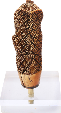 FINE AND RARE IVORY KRIS HANDLE, SUMATRA - Fagan Arms