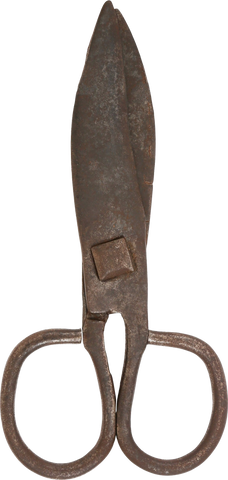 RARE PAIR OF EUROPEAN SHEARS, 17th-18th CENTURY - Fagan Arms