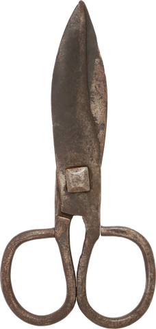 RARE PAIR OF EUROPEAN SHEARS, 17th-18th CENTURY - Fagan Arms