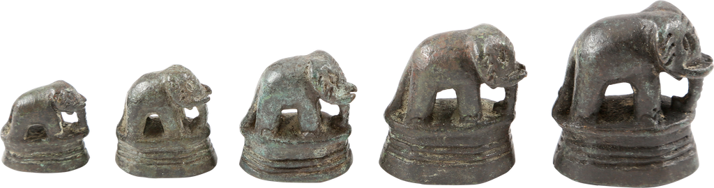 BURMESE OPIUM WEIGHTS, 19TH CENTURY - The History Gift Store