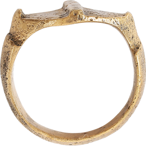 LATE MEDIEVAL EUROPEAN MAN’S RING, 14TH-16TH CENTURY AD, SIZE 8 ¾ - The History Gift Store