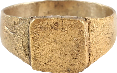 MEDIEVAL EUROPEAN RING C.800-1100 AD, SIZE 9 ¾ - The History Gift Store