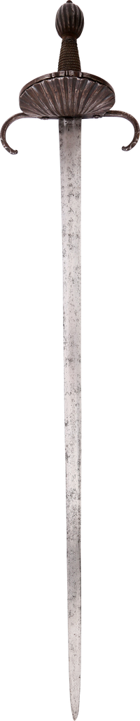 AN ITALIAN CRAB CLAW BROADSWORD DATED 1644. - Fagan Arms