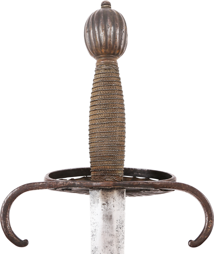 AN ITALIAN CRAB CLAW BROADSWORD DATED 1644. - Fagan Arms