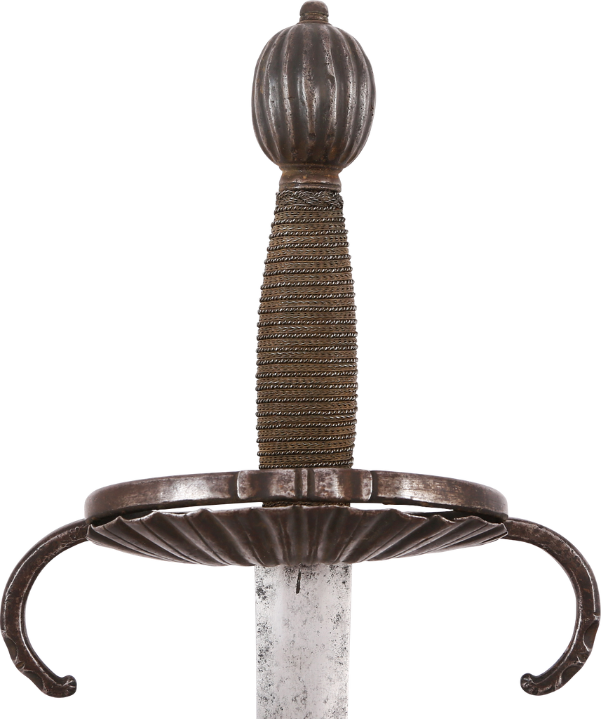 AN ITALIAN CRAB CLAW BROADSWORD DATED 1644. - Fagan Arms