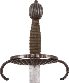 AN ITALIAN CRAB CLAW BROADSWORD DATED 1644. - Fagan Arms