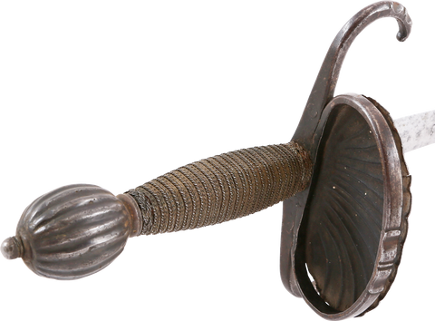 AN ITALIAN CRAB CLAW BROADSWORD DATED 1644. - Fagan Arms