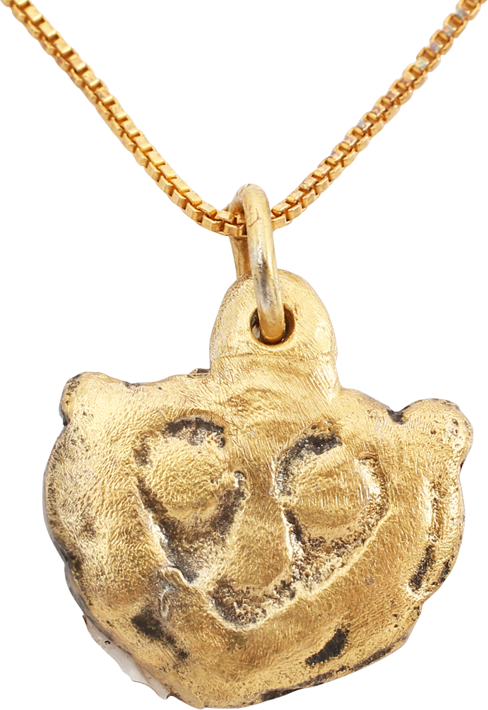 FINE VIKING HEART PENDANT NECKLACE 900-1050 AD - Fagan Arms