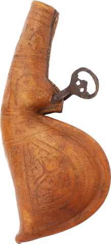 PERSIAN BARUTDAN POWDERFLASK - The History Gift Store