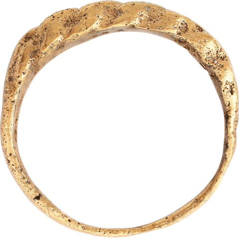 VIKING WARRIOR’S ROPED OR TWIST RING, C.866-1067 AD, SIZE 7 ½ - Fagan Arms