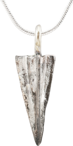 BRONZE ARROWHEAD PENDANT NECKLACE, HELLENISTIC GREEK, 300 - 100 BC - Fagan Arms