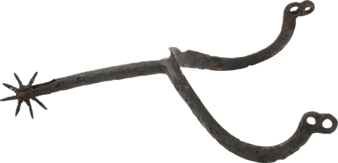 GOTHIC IRON KNIGHTLY RIGHT SPUR C.1400 AD - Fagan Arms