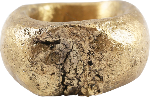 MASSIVE ASHANTI RING C.1900, ex: Sir Cecil Armitage Collection - Fagan Arms