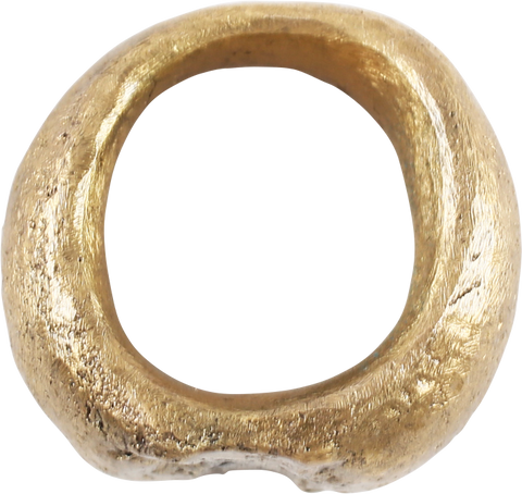 MASSIVE ASHANTI RING C.1900, ex: Sir Cecil Armitage Collection - Fagan Arms