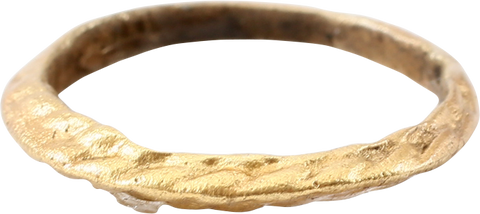 ANCIENT VIKING ROPED OR TWIST WEDDING RING, SIZE 9 3/4 - Fagan Arms