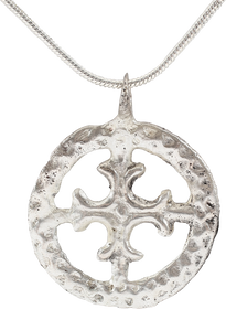 FINE CRUSADER'S CROSS PENDANT NECKLACE, 11TH-13TH CENTURY - Fagan Arms