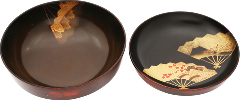 FINE JAPANESE LACQUERED BOWL, OWAN - Fagan Arms
