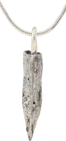 FINE GREEK ARROWHEAD PENDANT NECKLACE, 300-100 BC - Fagan Arms