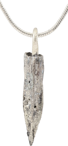 FINE GREEK ARROWHEAD PENDANT NECKLACE, 300-100 BC - Fagan Arms