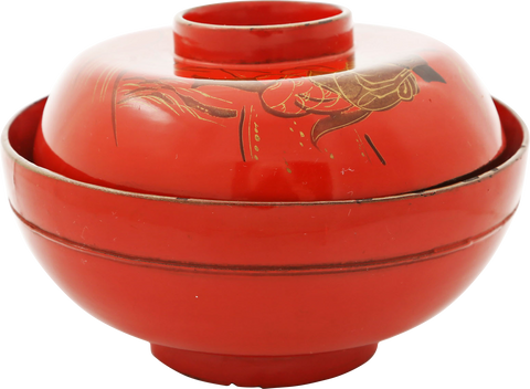 JAPANESE LACQUERED BOWL OWAN, MEIJI PERIOD, 1867-1912 - Fagan Arms