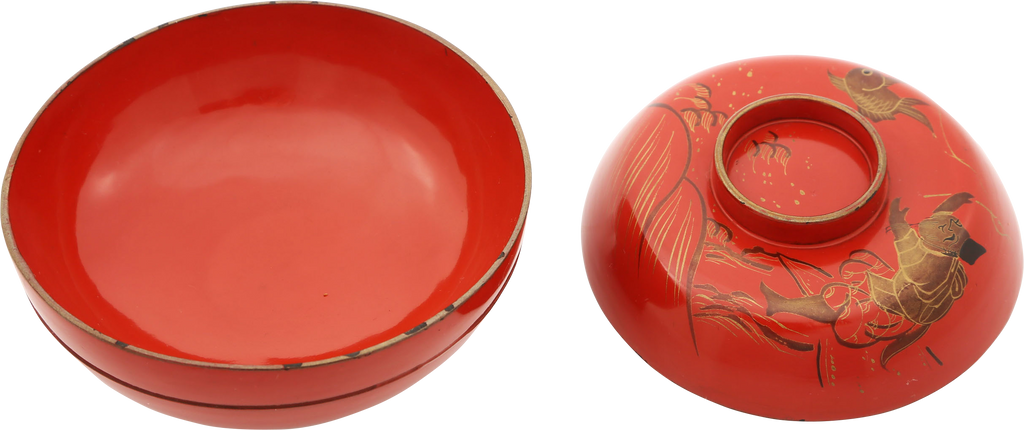 JAPANESE LACQUERED BOWL OWAN, MEIJI PERIOD, 1867-1912 - Fagan Arms