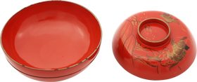 JAPANESE LACQUERED BOWL OWAN, MEIJI PERIOD, 1867-1912 - Fagan Arms