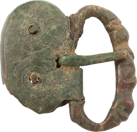 RARE ROMAN BUCKLE FROM A LEGIONARIE’S PLATE ARMOR, LORICA SEGMENTATA - Fagan Arms
