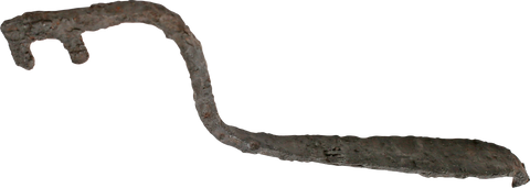 RARE VIKING CHEST OR DOOR LOCK KEY, 9TH-11TH CENTURY AD - Fagan Arms