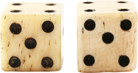 CIVIL WAR BONE DICE - The History Gift Store