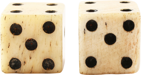 CIVIL WAR BONE DICE - The History Gift Store