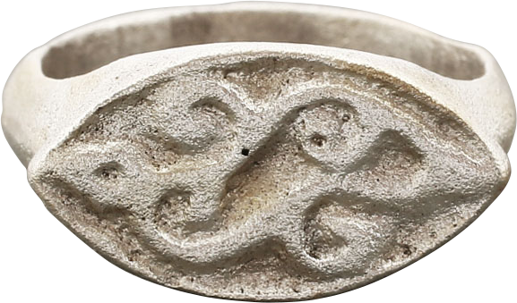 ROMAN EVIL EYE RING 3RD-5TH CENTURY AD 7 ½ - Fagan Arms