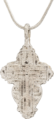 EASTERN EUROPEAN CHRISTIAN CROSS NECKLACE, 17th-18th CENTURY - The History Gift Store
