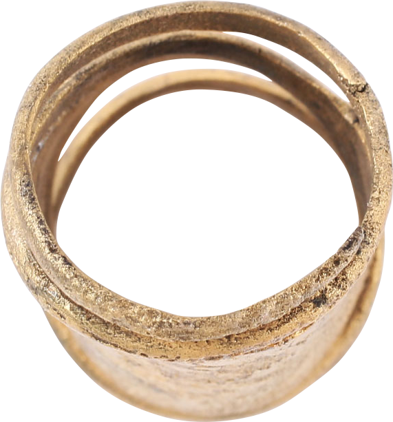 SUPERB VIKING COIL RING, 10TH-11TH CENTURY AD, SIZE 8 ¾-9 - The History Gift Store