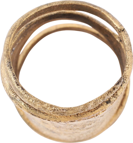 SUPERB VIKING COIL RING, 10TH-11TH CENTURY AD, SIZE 8 ¾-9 - The History Gift Store