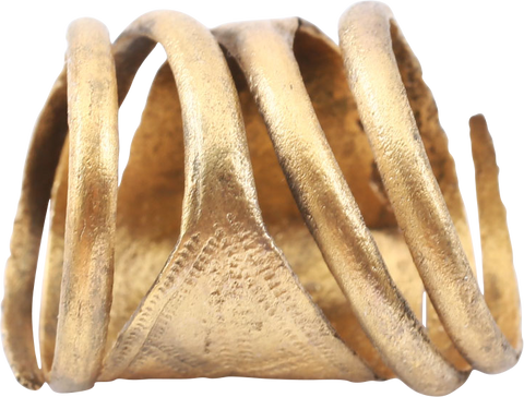 SUPERB VIKING COIL RING, 10TH-11TH CENTURY AD, SIZE 8 ¾-9 - The History Gift Store