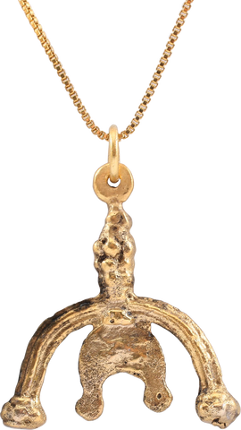SUPERB VIKING LUNAR PENDANT NECKLACE, 9TH-10TH CENTURY - Fagan Arms