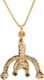 SUPERB VIKING LUNAR PENDANT NECKLACE, 9TH-10TH CENTURY - Fagan Arms