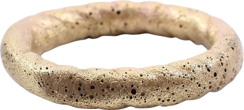 FINE VIKING ROPED OR TWIST WEDDING RING, C.866-1067 AD, SIZE 4 - The History Gift Store