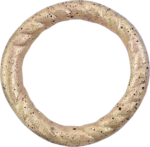 FINE VIKING ROPED OR TWIST WEDDING RING, C.866-1067 AD, SIZE 4 - The History Gift Store