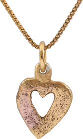 ANCIENT VIKING HEART PENDANT NECKLACE, 866-1067 AD - Fagan Arms