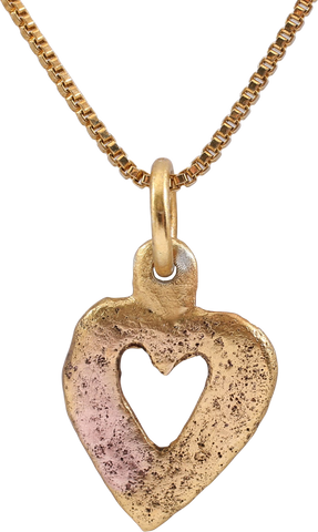 ANCIENT VIKING HEART PENDANT NECKLACE, 866-1067 AD - Fagan Arms
