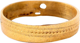 ANCIENT VIKING WEDDING RING, SIZE 7 - Fagan Arms