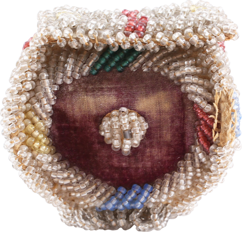 IROQUOIS INDIAN BEADED WHIMSY BOX, C.1900-10 - Fagan Arms