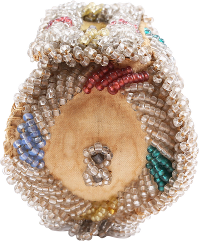 IROQUOIS INDIAN BEADED WHIMSY BOX, C.1900-10 - Fagan Arms
